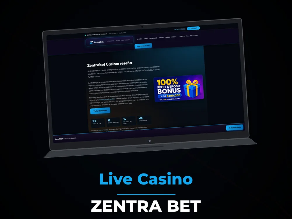 Zentra Bet - Live Casino