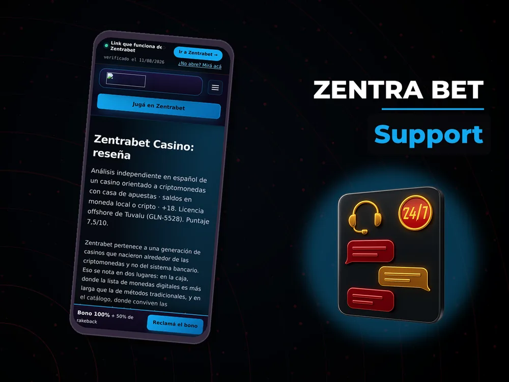 Zentra Bet - Support
