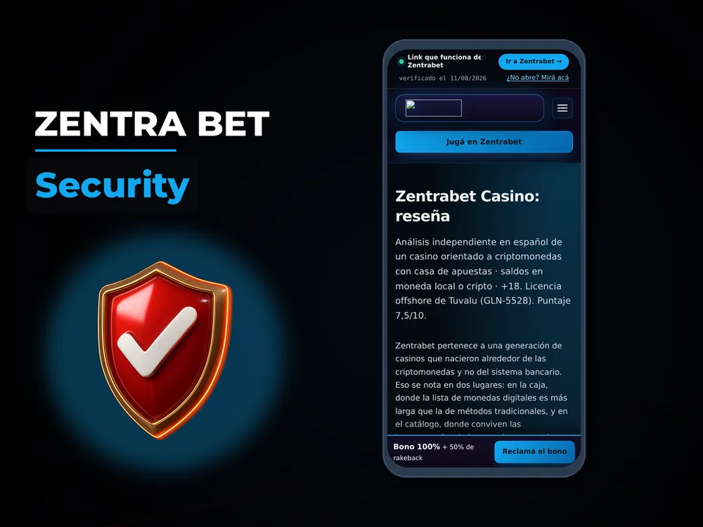 Zentra Bet - Security
