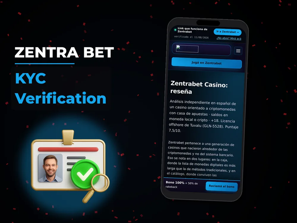 Zentra Bet - KYC Verification