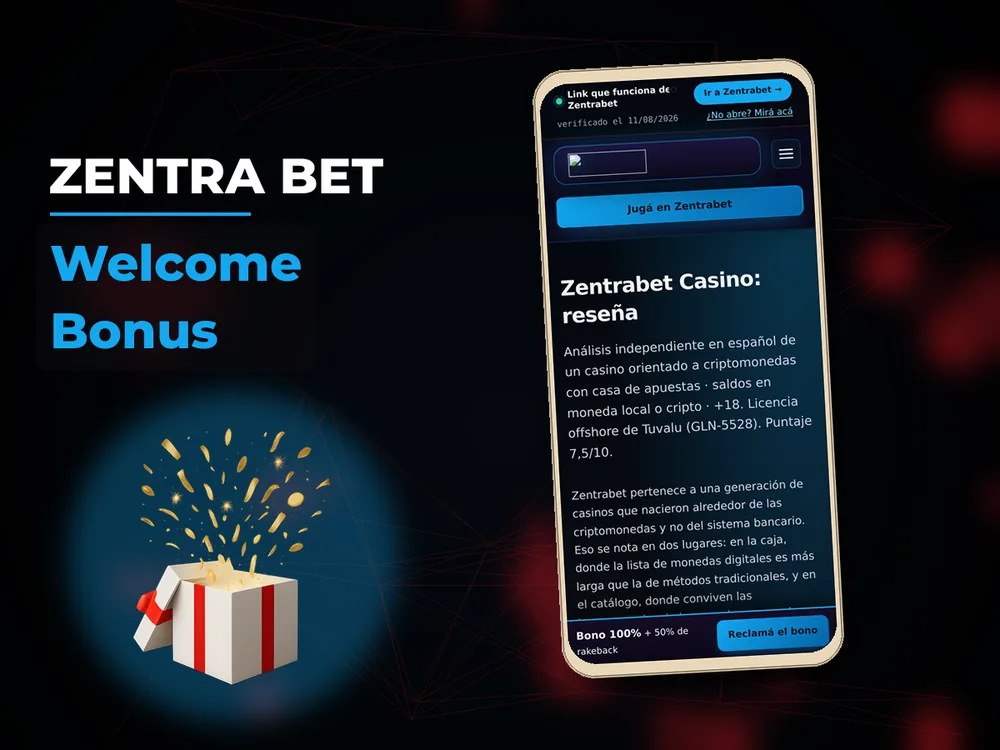 Zentra Bet - Welcome Bonus