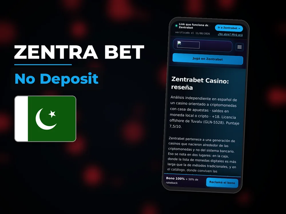 Zentra Bet - No Deposit